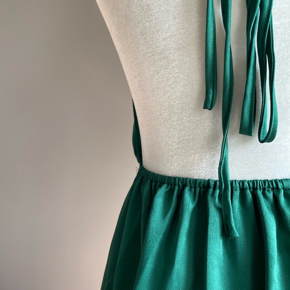 Surplice Satin Gown - Picture 9 of 10